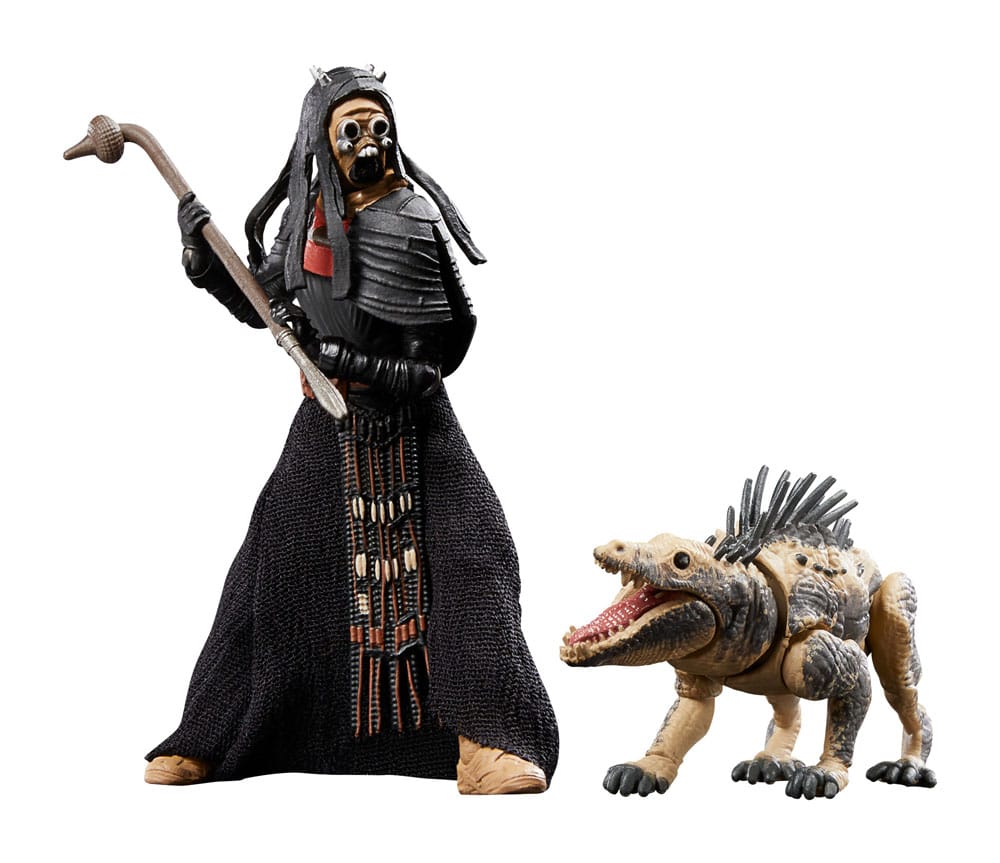 Star Wars: The Book of Boba Fett Vintage Collection Tusken Warrior & Massiff 10cm Action Figures