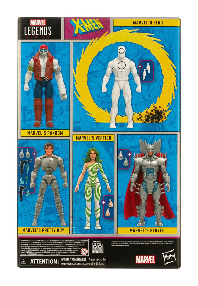 Marvel Legends X-Men 60th Anniversary X-Men Villains 15cm 5 Pack Action Figures