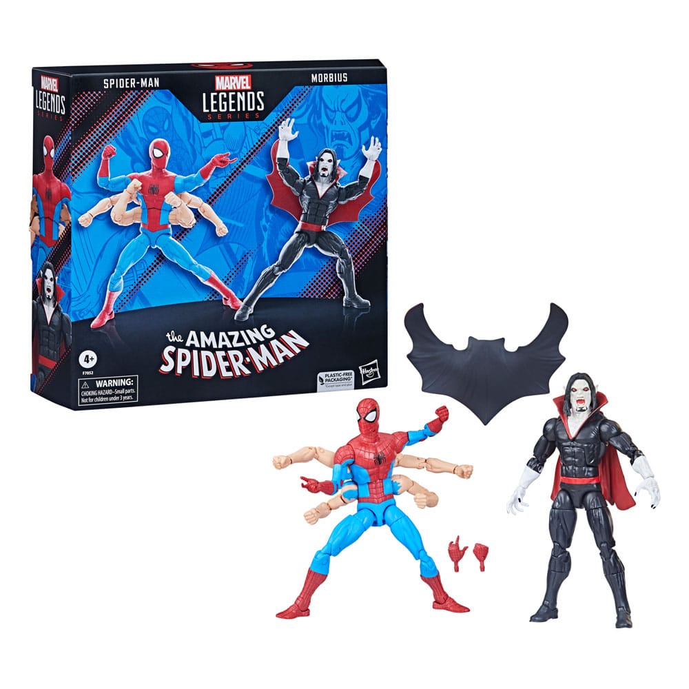 Marvel Legends The Amazing Spider-Man Spider-Man & Morbius 15cm Action Figure 2-Pack