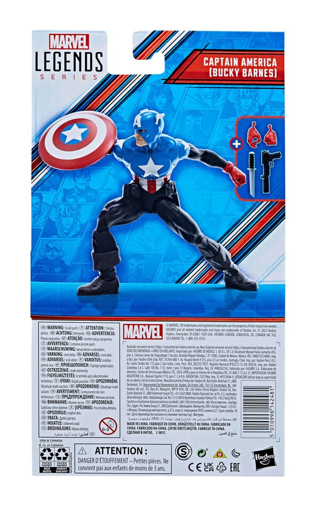 Marvel Legends Avengers: Beyond Earth's Mightiest Captain America (Bucky Barnes) 15cm Action Figure