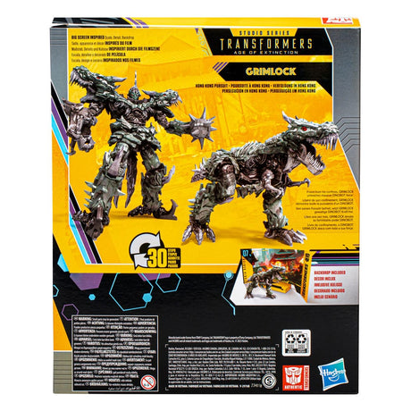 Transformers: Age of Extinction Buzzworthy Bumblebee Leader Class 07BB Grimlock 22cm Action Figure