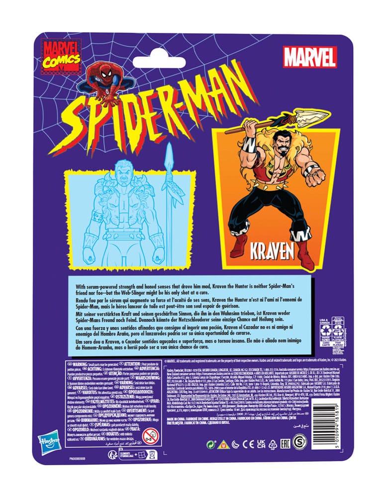 Marvel Legends Spider-Man Comics Kraven 15cm Action Figure