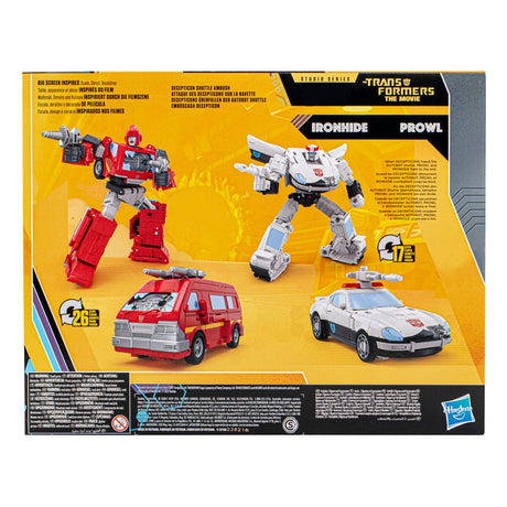The Transformers: The Movie Buzzworthy Bumblebee Studio Series 86-24BB Ironhide (Voyager Class) & 86-20BB Prowl (Deluxe Class) Action Figure 2-Pack