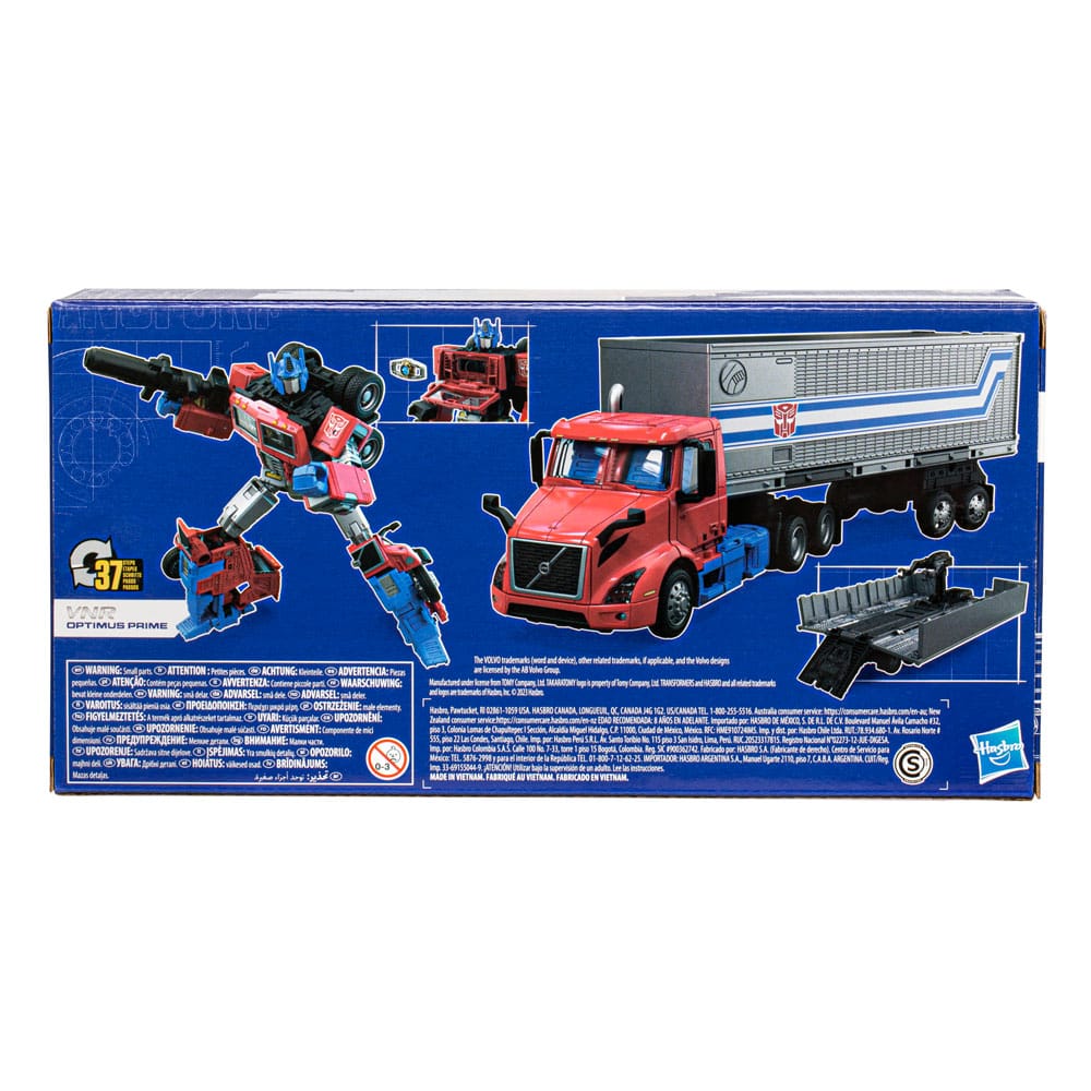Transformers Generations Leader Class Volvo VNR 300 Optimus Prime 18cm Action Figure