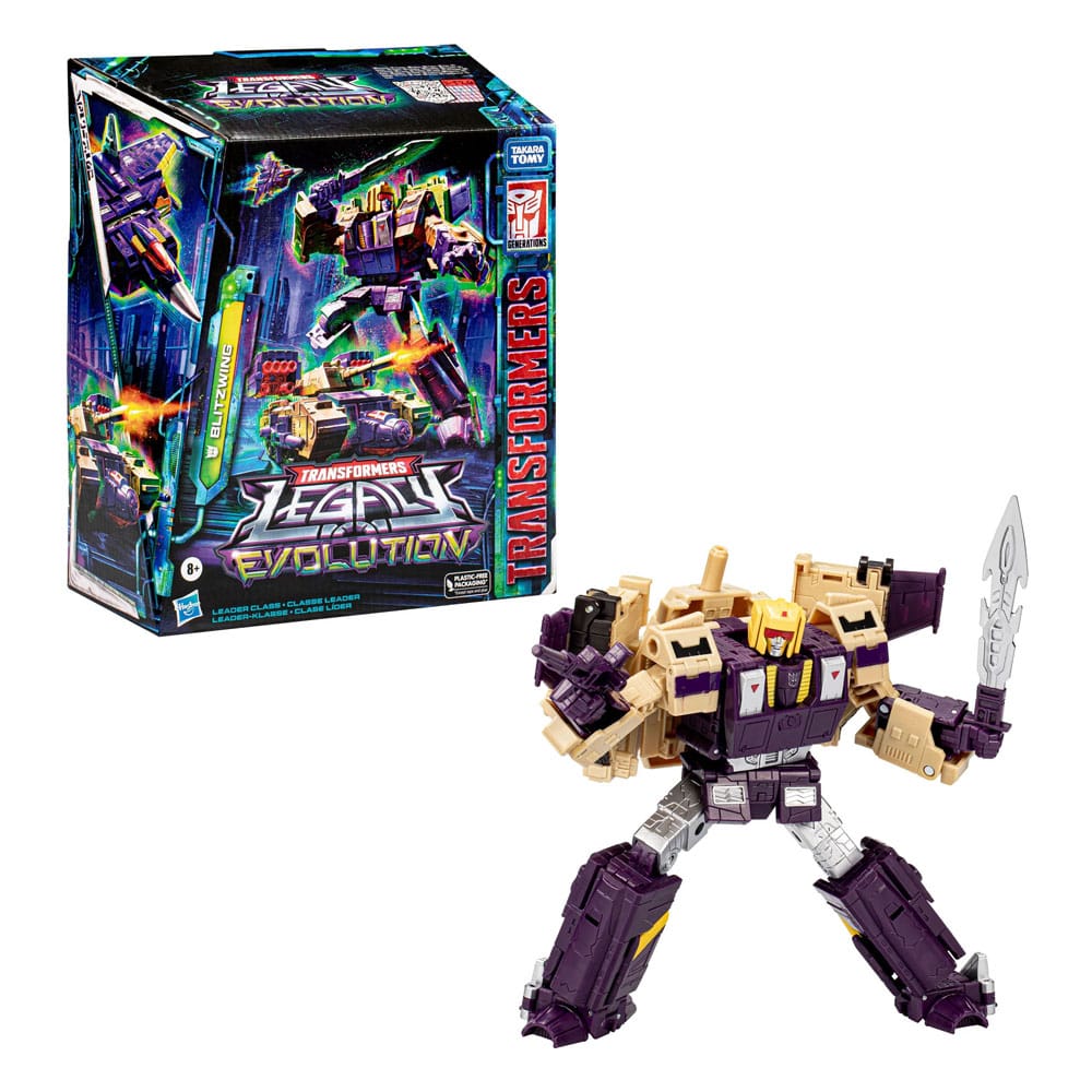 Transformers Generations Legacy Evolution Leader Class Blitzwing 18cm Action Figure