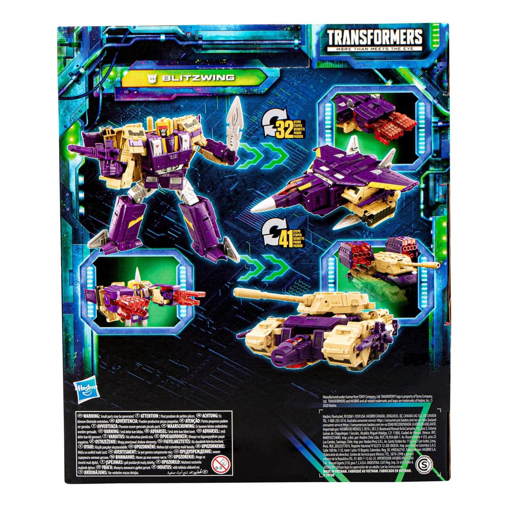 Transformers Generations Legacy Evolution Leader Class Blitzwing 18cm Action Figure