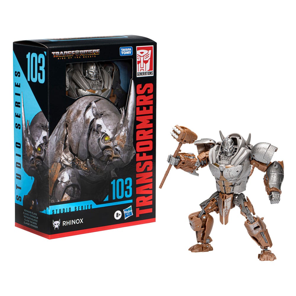Transformers: Rise of the Beasts Studio Series Voyager Class 103 Rhinox 16cm Action Figure