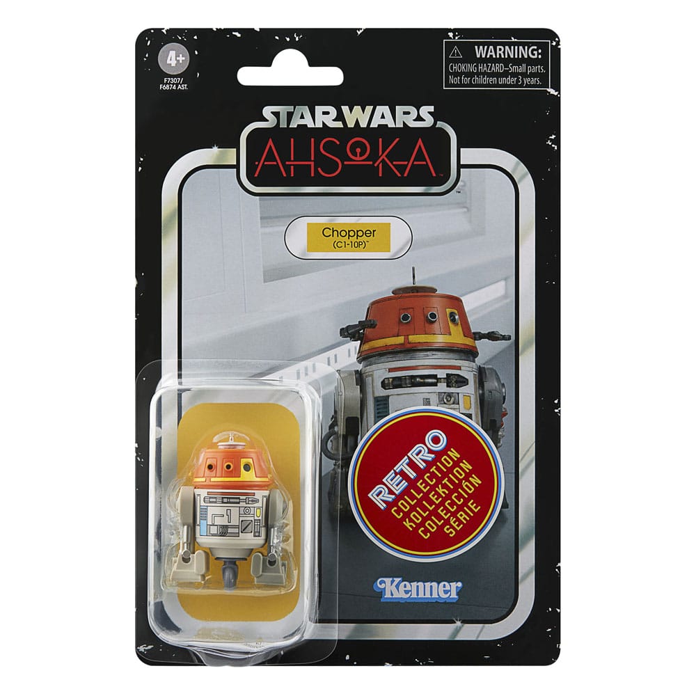Star Wars Ahsoka Retro Collection Chopper (C1-10P) 10cm Action Figure