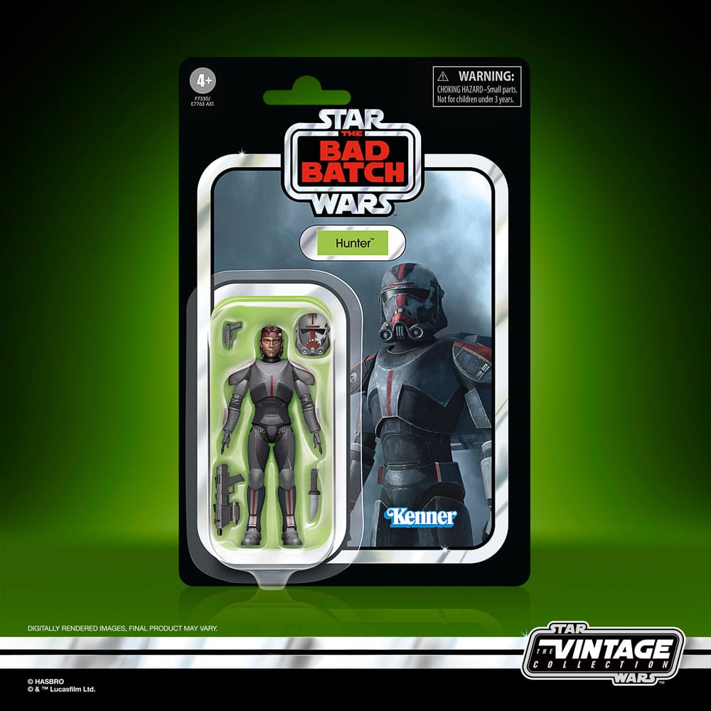 Star Wars: The Bad Batch Vintage Collection Hunter 10cm Action Figure