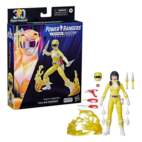 Power Rangers Mighty Morphin Yellow Ranger 15cm Lightning Collection Action Figure