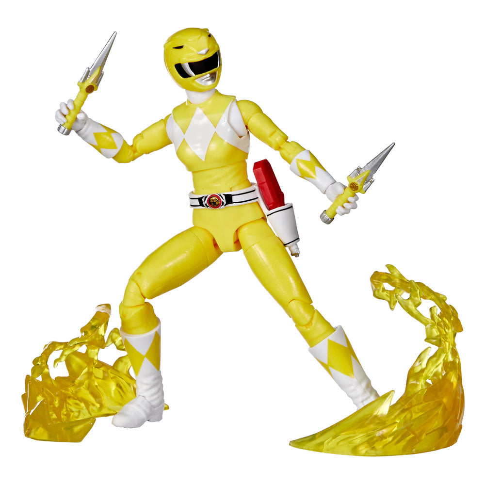 Power Rangers Mighty Morphin Yellow Ranger 15cm Lightning Collection Action Figure