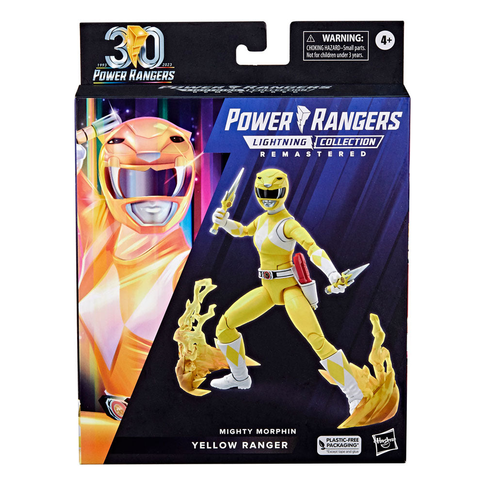 Power Rangers Mighty Morphin Yellow Ranger 15cm Lightning Collection Action Figure