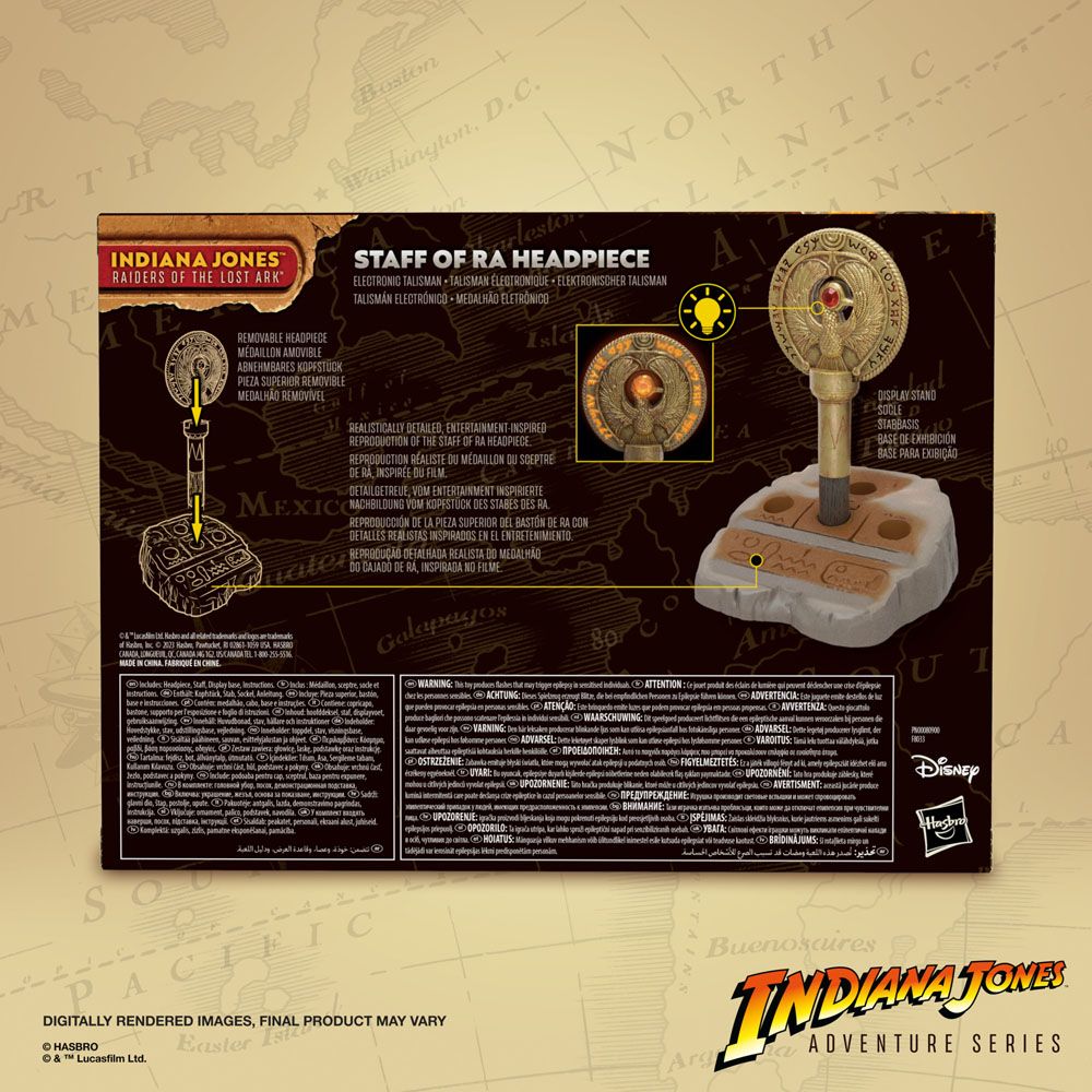Indiana Jones Staff of Ra Headpiece (Raiders of the Lost Ark) Adventure Series Roleplay Replica