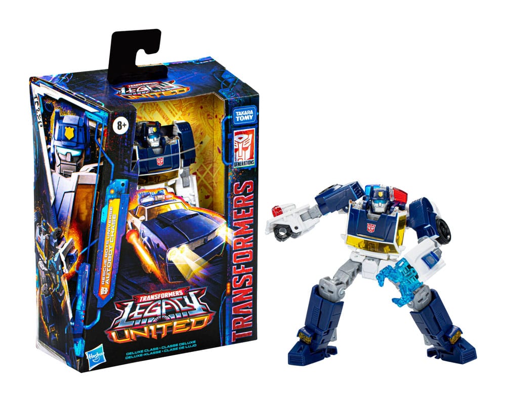 Transformers Generations Legacy United Rescue Bots Universe Autobot Chase 14 cm Deluxe Class Action Figure