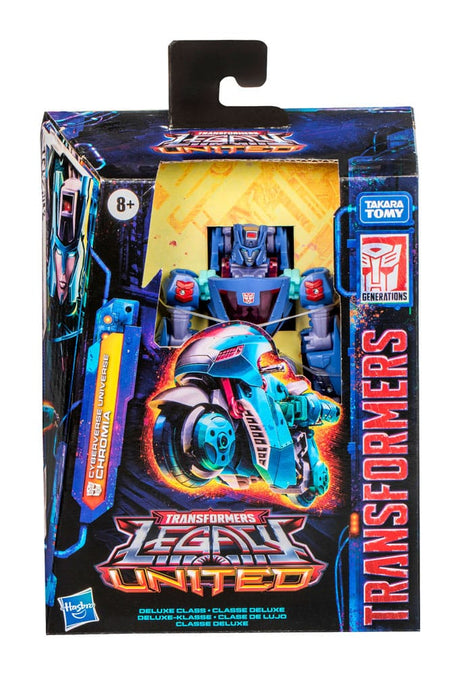 Transformers Generations Legacy United Cyberverse Universe Chromia 14cm Deluxe Class Action Figure