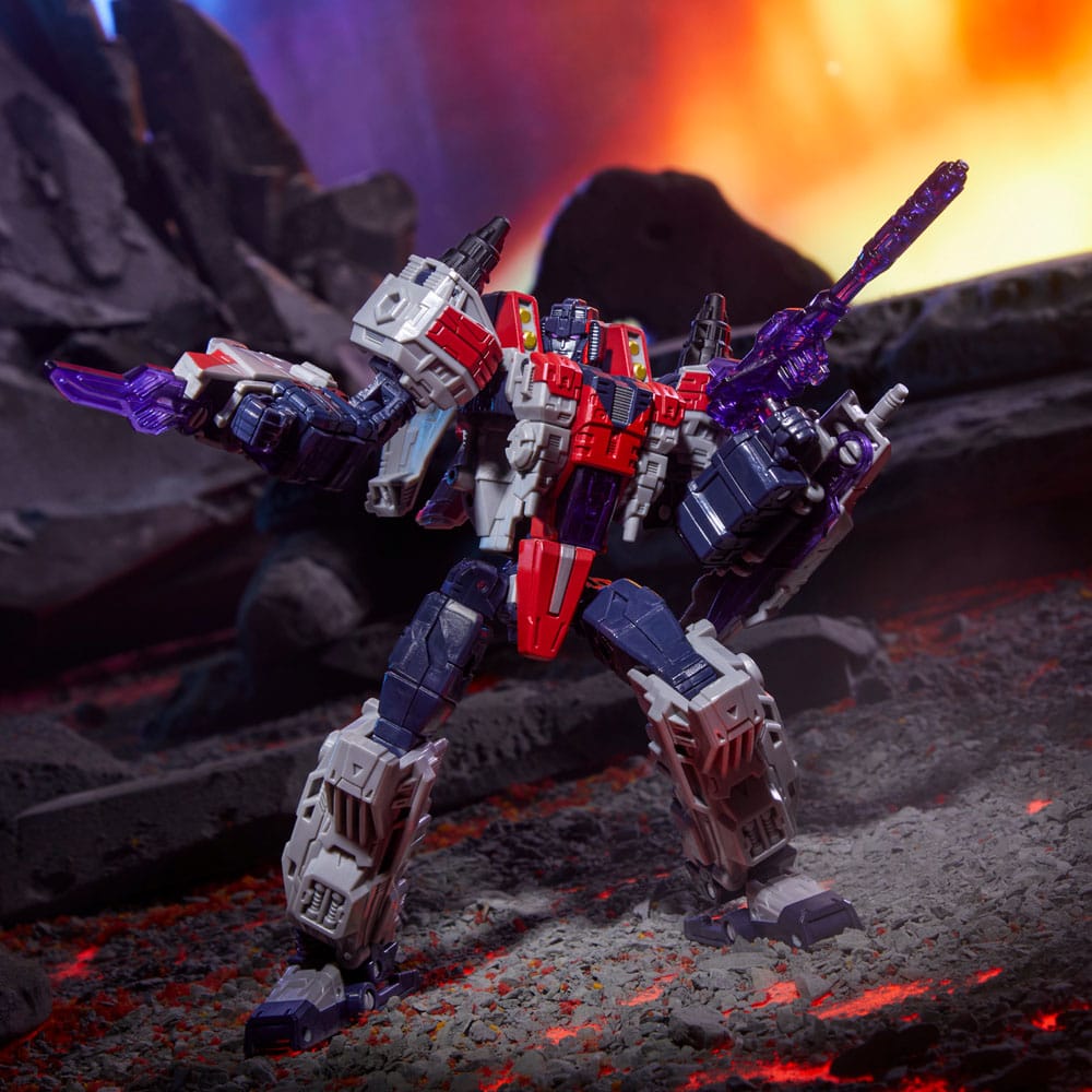 Transformers Generations Legacy United Cybertron Universe Starscream 18cm Voyager Class Action Figure