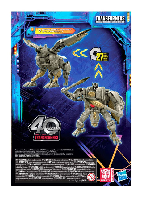 Transformers Generations Legacy United Beast Wars Universe Silverbolt 18cm Voyager Class Action Figure