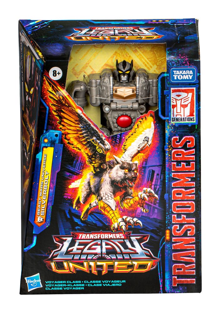 Transformers Generations Legacy United Beast Wars Universe Silverbolt 18cm Voyager Class Action Figure