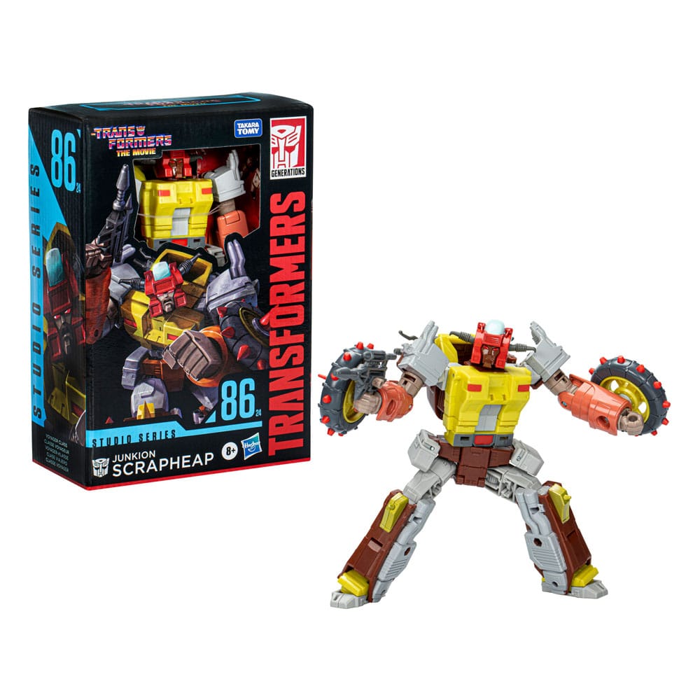 Transformers the Movie 86-24 Junkion Scraphead 16cm Generations Studio Series Voyager Class Action Figure