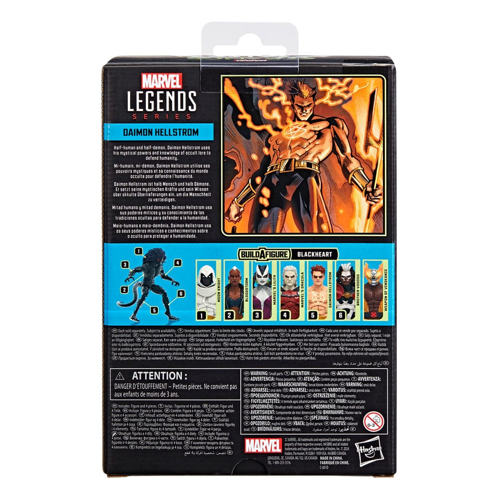 Strange Tales Marvel Legends Daimon Hellstrom (BAF: Blackheart) 15 cm Action Figure