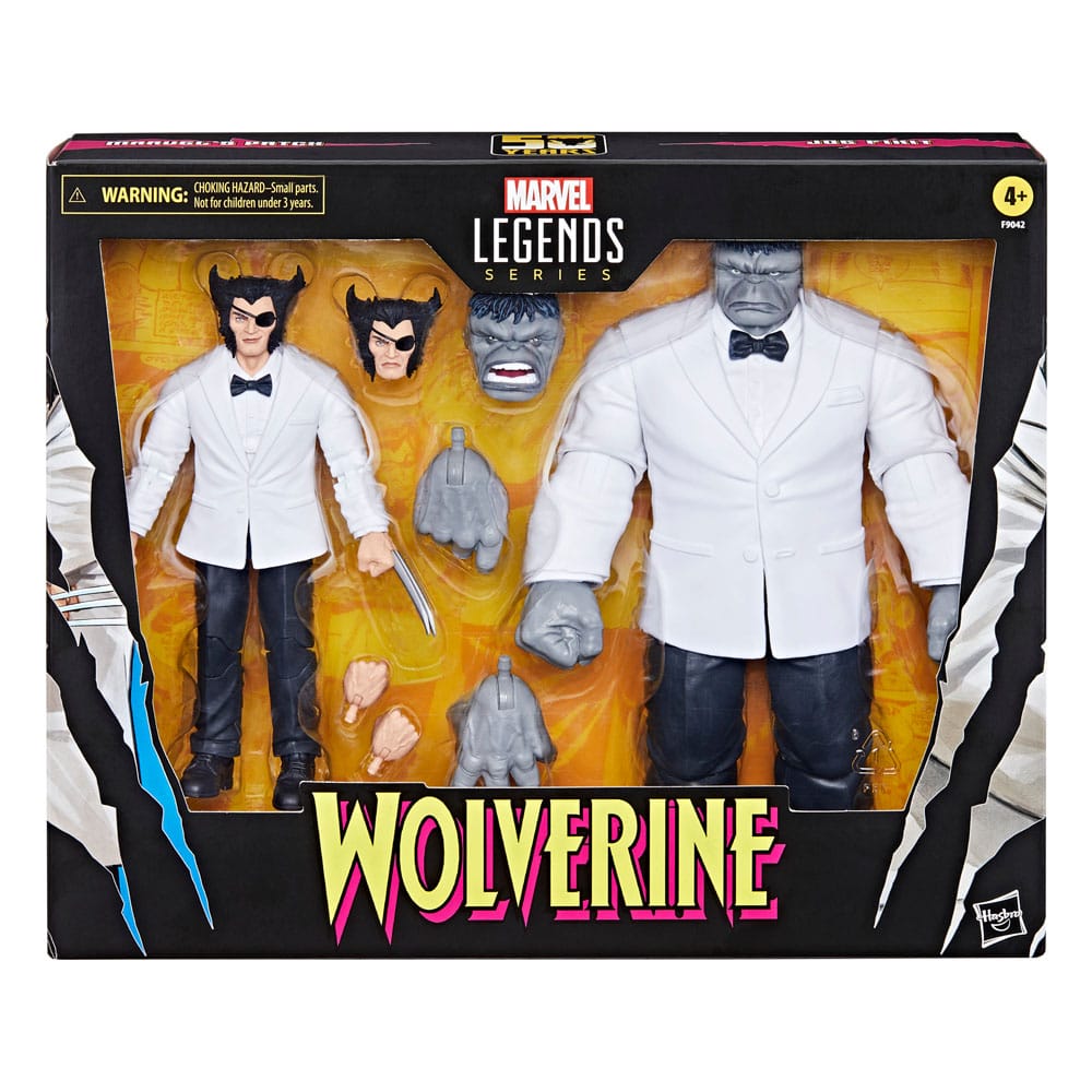 Marvel's Patch & Joe Fixit 15cm Wolverine 50th Anniversary Marvel Legends Action Figure 2-Pack