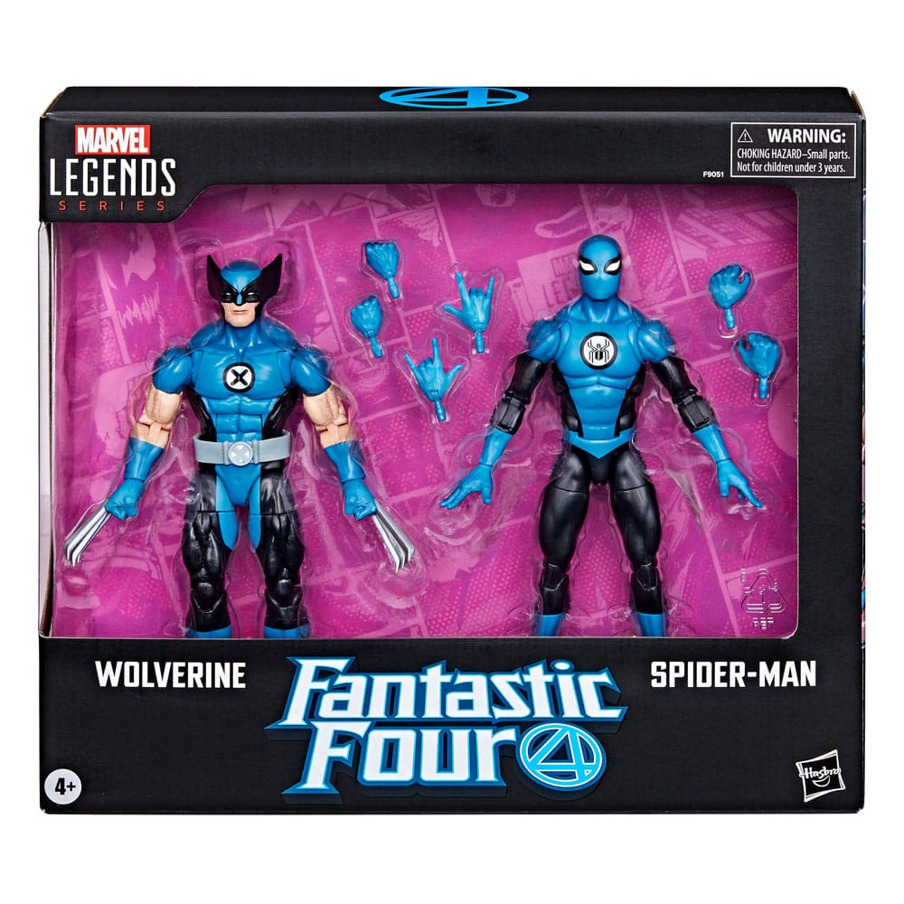 Marvel Legends Fantastic Four Wolverine & Spider-Man 15 cm 2-Pack Action Figures