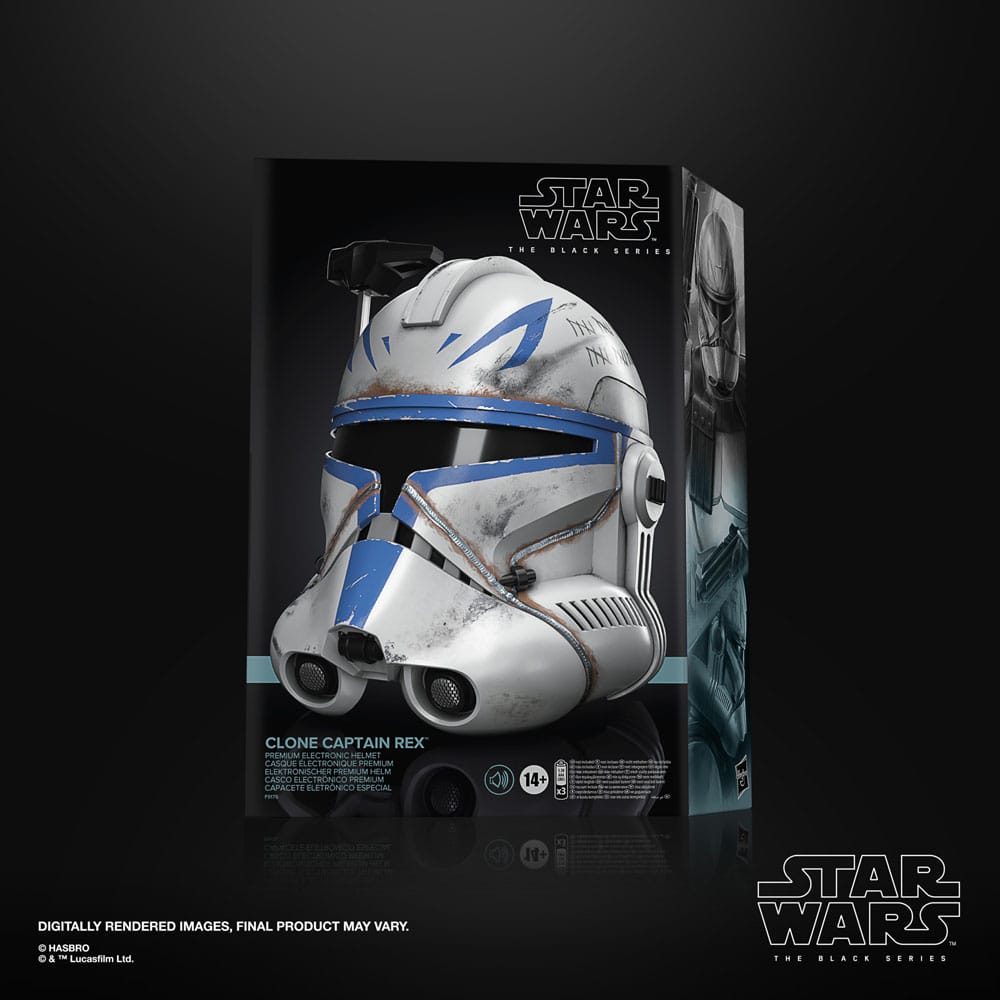 Star Wars Ahsoka Black Series Clone Captain Rex Electronic Helmet
