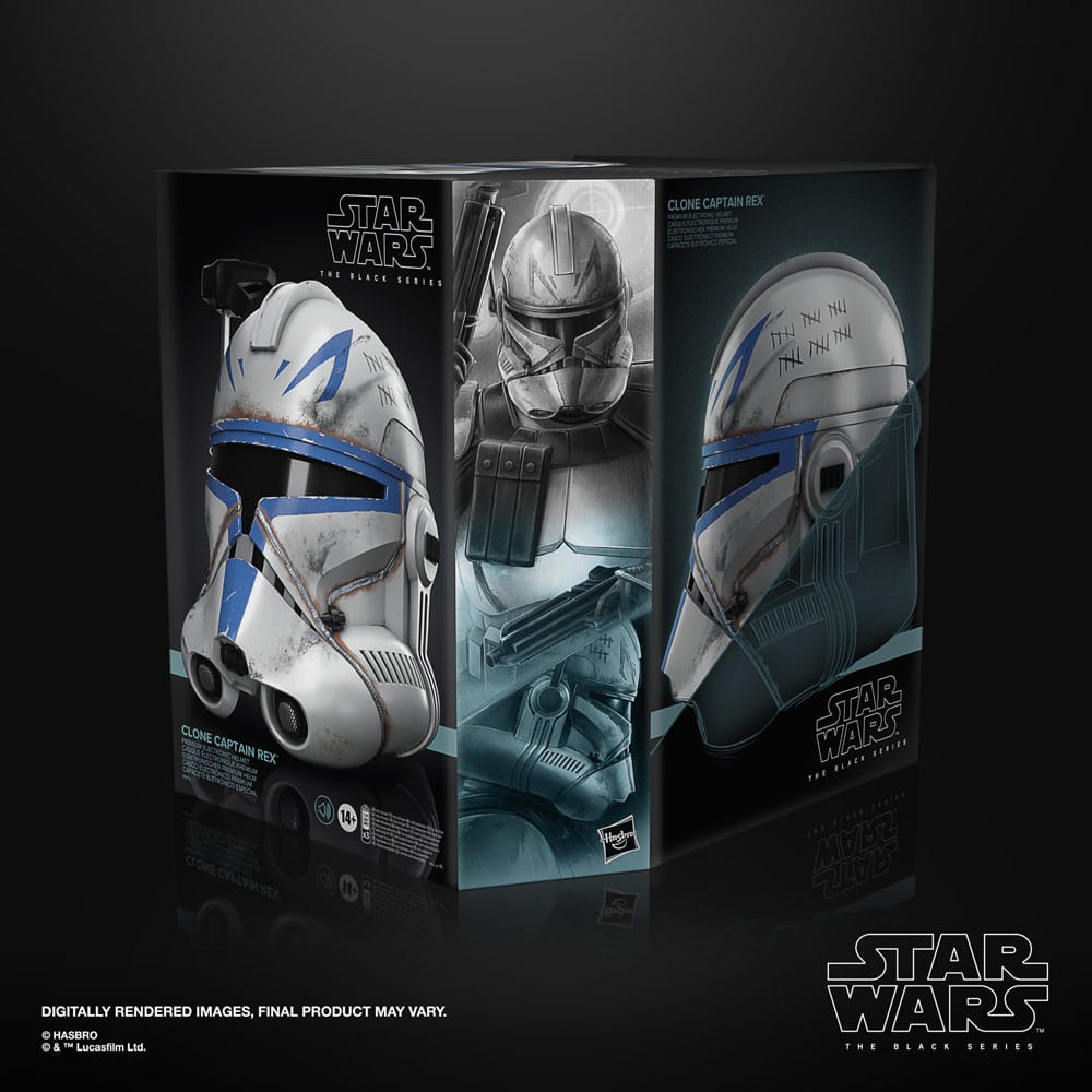 Star Wars Ahsoka Black Series Clone Captain Rex Electronic Helmet