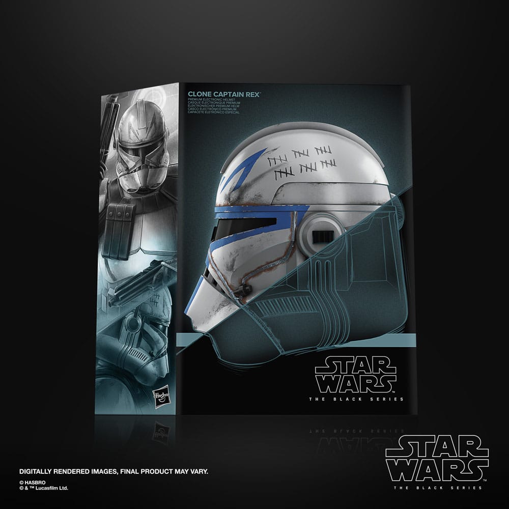 Star Wars Ahsoka Black Series Clone Captain Rex Electronic Helmet