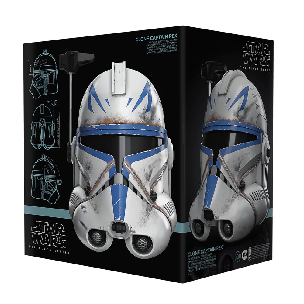 Star Wars Ahsoka Black Series Clone Captain Rex Electronic Helmet