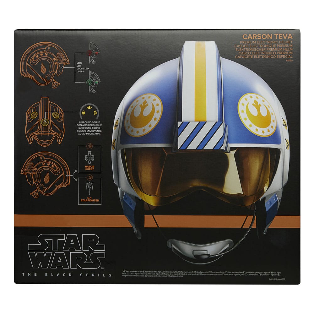 Star Wars The Mandalorian Carson Teva Black Series Electronic Helmet