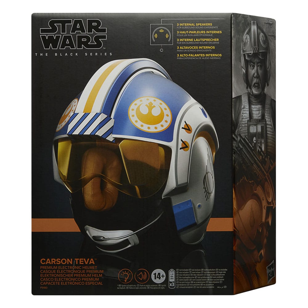 Star Wars The Mandalorian Carson Teva Black Series Electronic Helmet