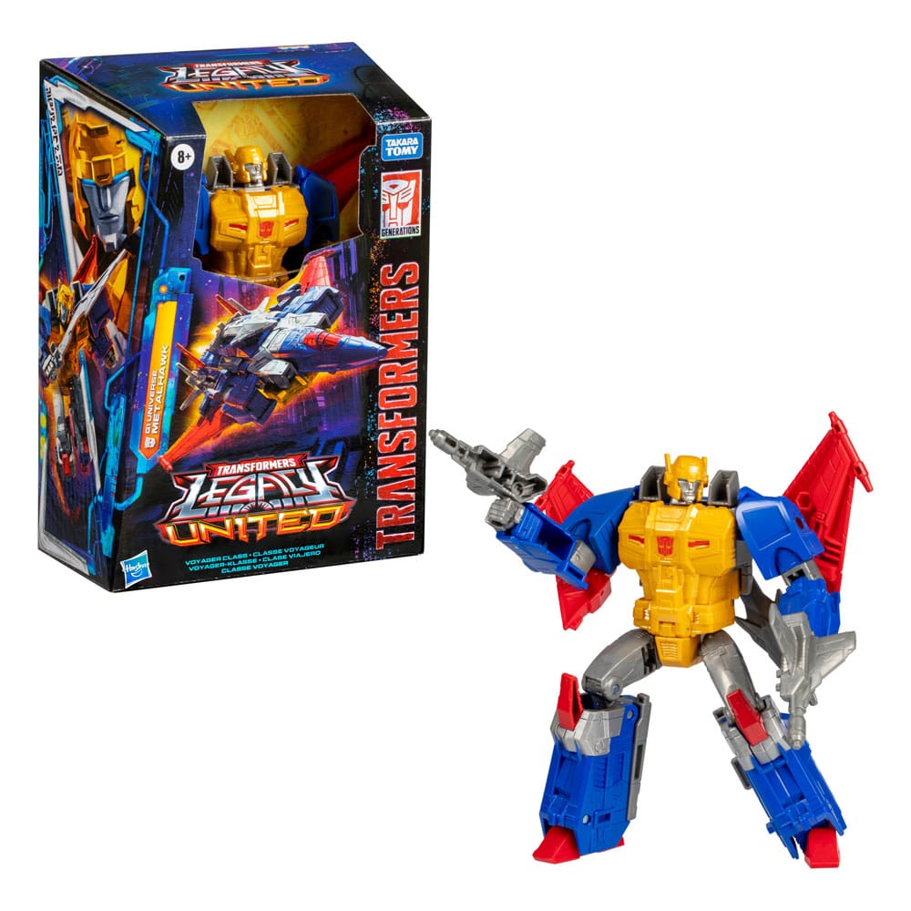 Transformers Generations Legacy United Voyager Class G1 Universe Metalhawk 18 cm Action Figure