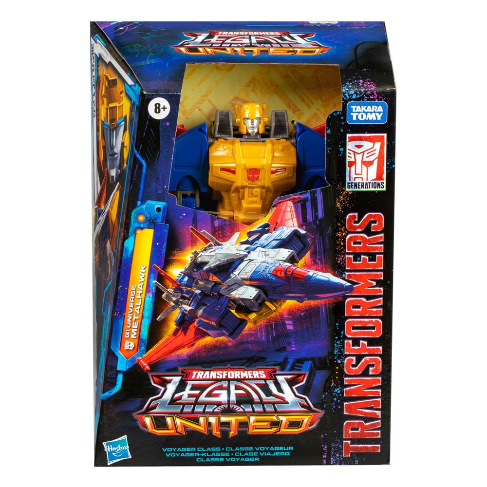 Transformers Generations Legacy United Voyager Class G1 Universe Metalhawk 18 cm Action Figure