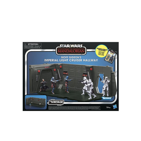 Star Wars: The Mandalorian Tantive IV Hallway with Mandalorian Privateer 10 cm Vintage Collection Figure