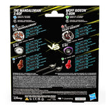 Beyblade X and Star Wars Collab The Mandalorian 3-60F vs. Moff Gideon 3-80N