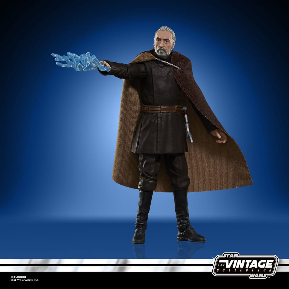 Star Wars Attack of the Clones Count Dooku 10cm Vintage Collection Action Figure