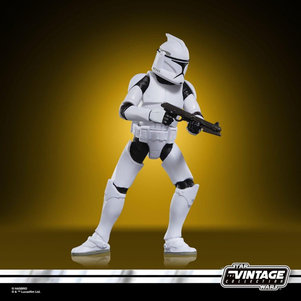 Star Wars Attack of the Clones Phase 1 Clone Trooper 10cm Vintage Collection Action Figure
