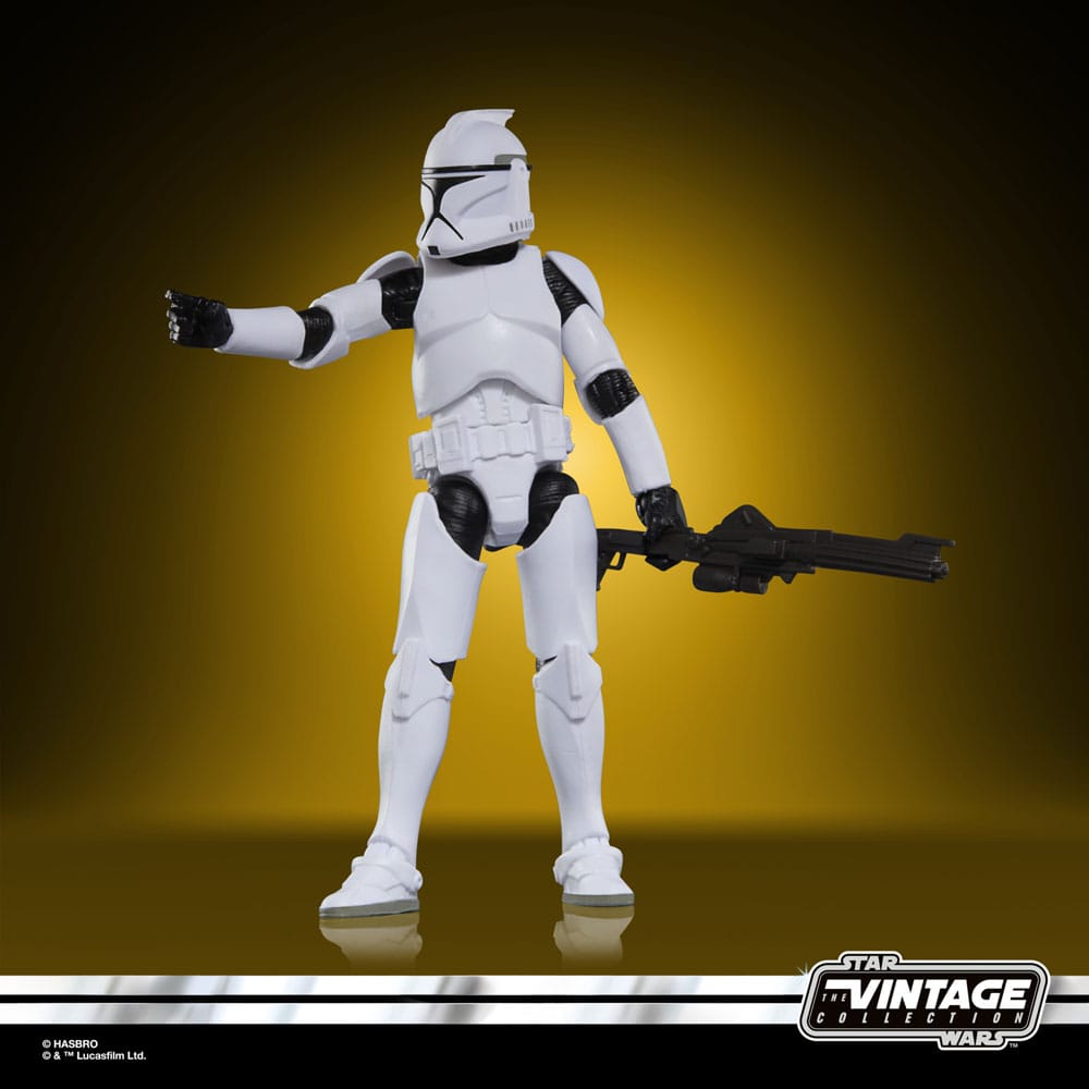 Star Wars Attack of the Clones Phase 1 Clone Trooper 10cm Vintage Collection Action Figure