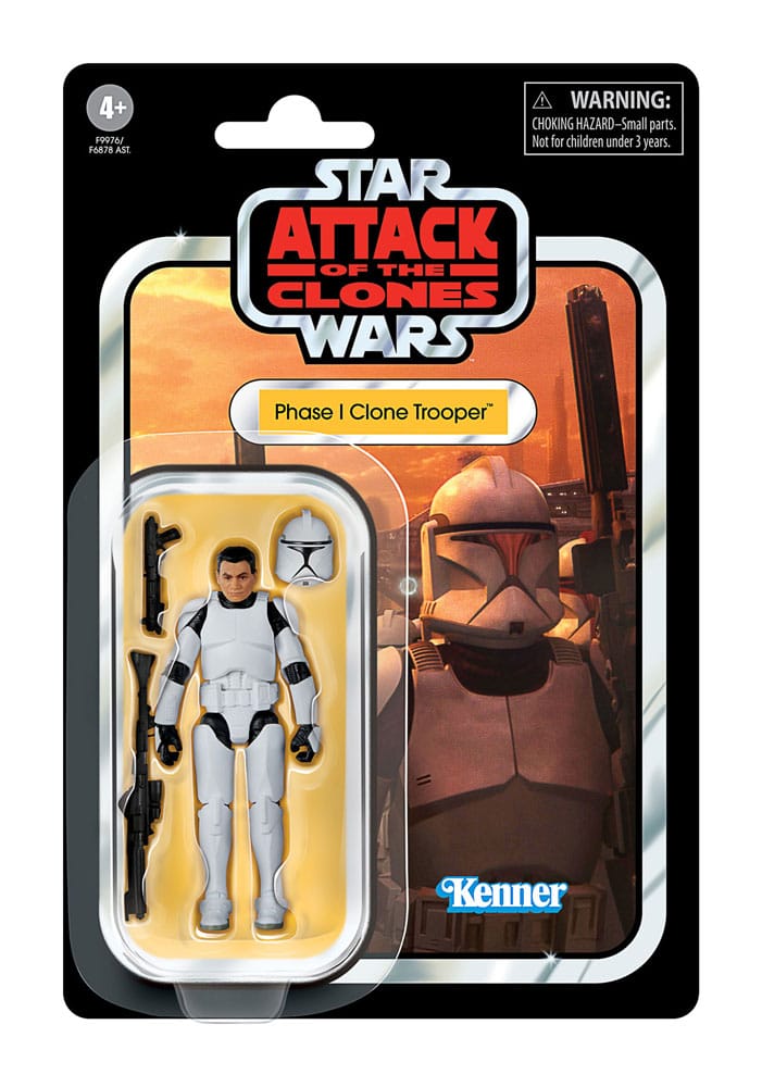 Star Wars Attack of the Clones Phase 1 Clone Trooper 10cm Vintage Collection Action Figure