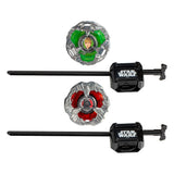 Beyblade X and Star Wars Collab Luke Skywalker 4-80B vs. Darth Vader 4-60B