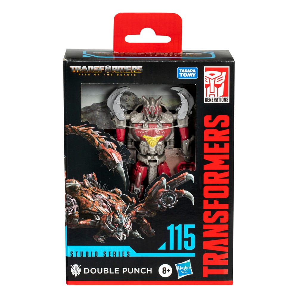 Transformers Rise of the Beasts Double Punch 11 cm Generations Studio Series Deluxe Class Action Figure