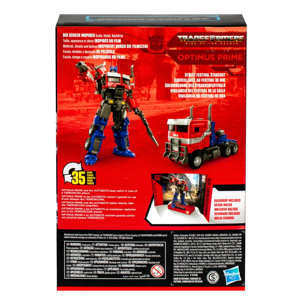 Transformers Rise of the Beasts Generations Studio Series Optimus Prime 17 cm Voyager Class Action Figure