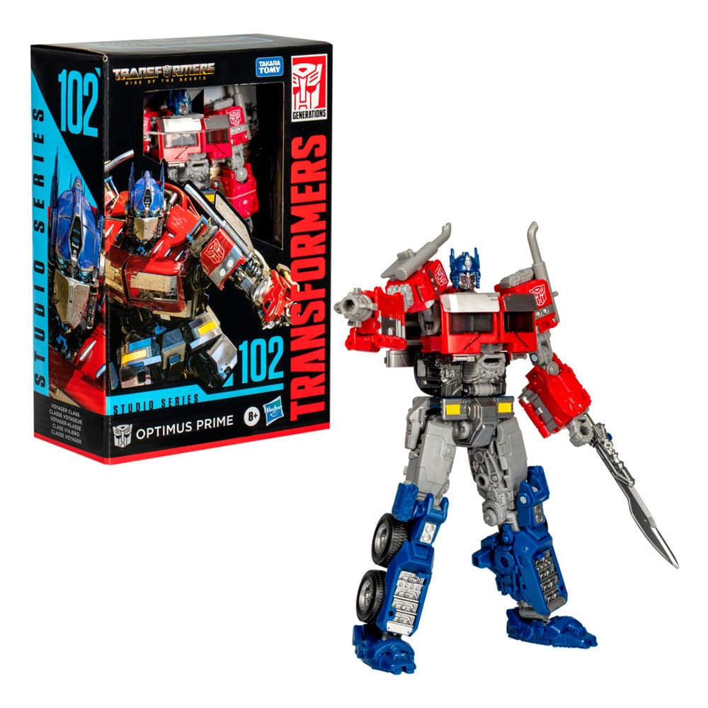 Transformers Rise of the Beasts Generations Studio Series Optimus Prime 17 cm Voyager Class Action Figure
