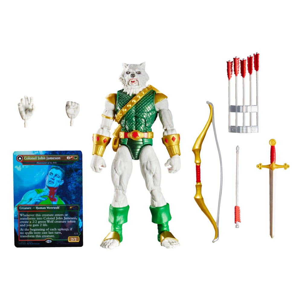 Marvel Legends Magic: The Gathering Action Figure Man-Wolf (plus Exclusive Foil Card) 15 cm