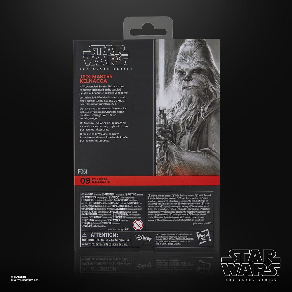 Star Wars The Acolyte Black Series Jedi Master Kelnacca 15 cm Action Figure