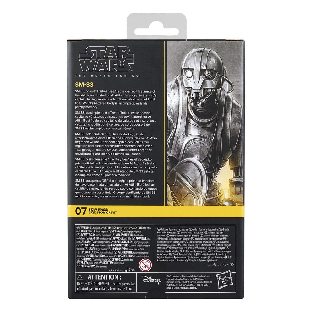 Star Wars: Skeleton Crew Black Series Action Figure SM-33 15 cm