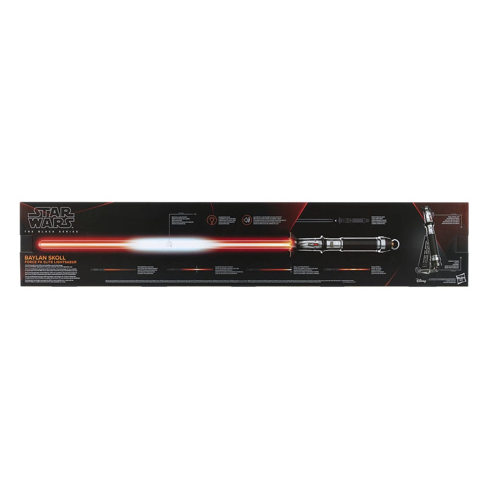 Star Wars Ahsoka Force FX Elite Lightsaber Baylan Skoll Black Series Replica