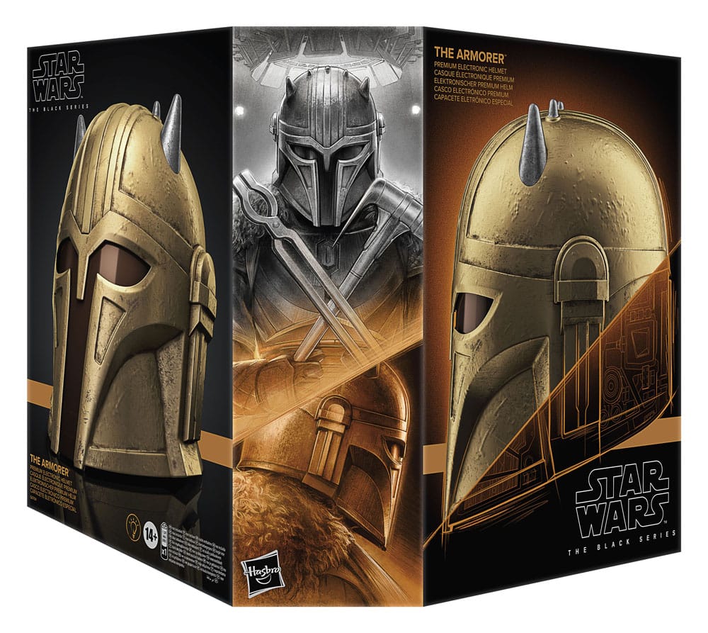 Star Wars: The Mandalorian Black Series Electronic Helmet The Armorer Replica