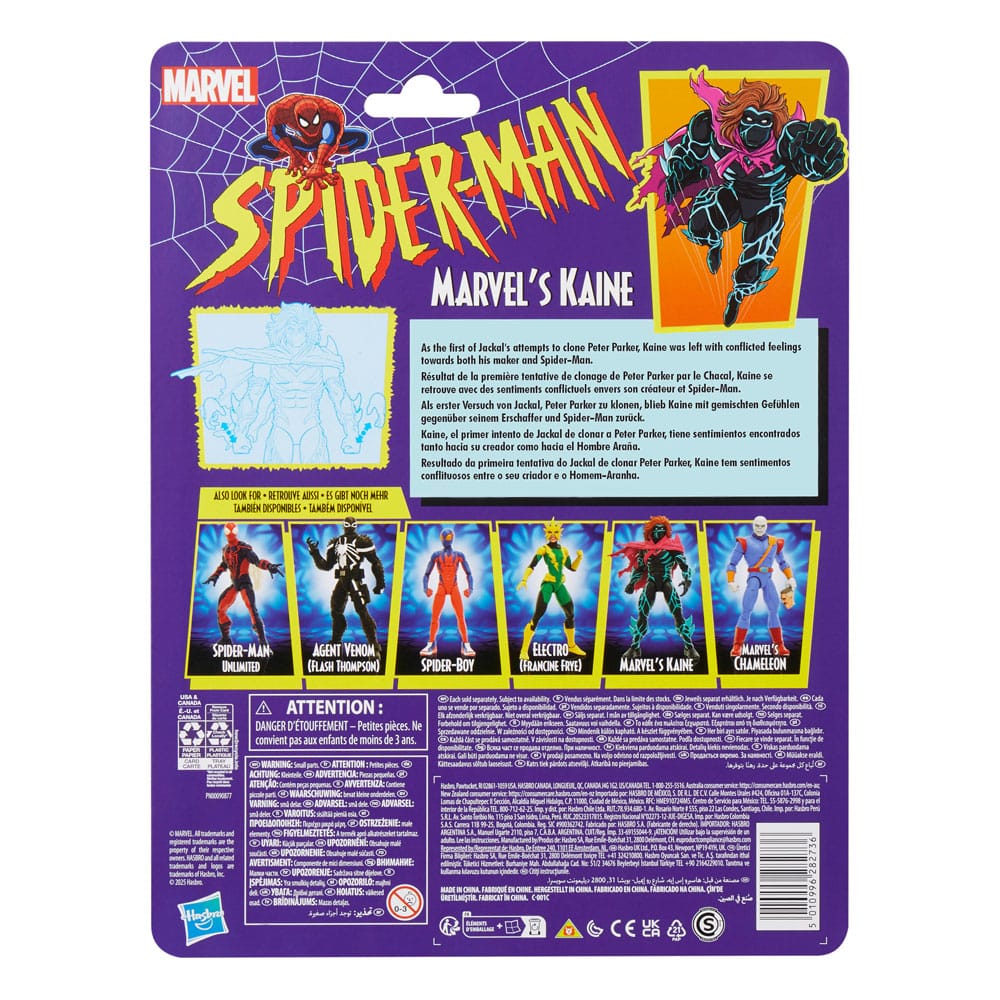 Marvel Legends Spider-Man Kaine 15 cm Retro Action Figure